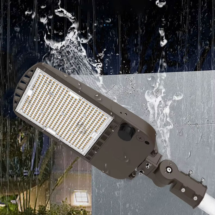 High Output LED Street Light 100W IP66 Waterproof Shoebox Road Lamp for Pathway and Suburban Applications