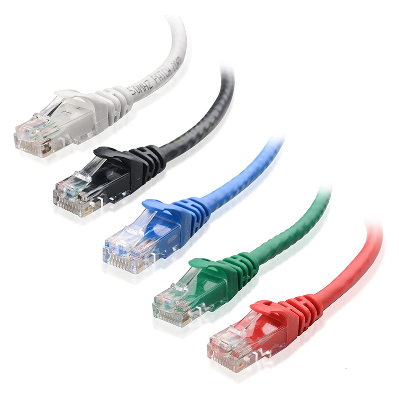 HOTION Factory Wholesale Cat6 Unshielded UTP Patch Cord Manufacturer Customizable Copper 8-Conductor Stranded Wire 26 AWG Cable