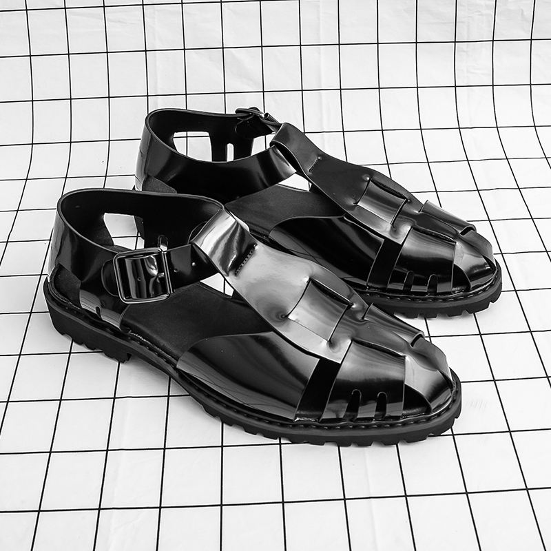 Мужские сандалии на платформе (High Sole)