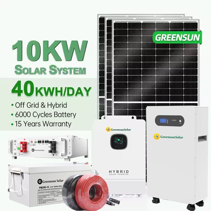 Solar Panels Solar Energy System 10000W 10KW 20KW Off Grid Complete Solar Panel Power System 10KW 20KW