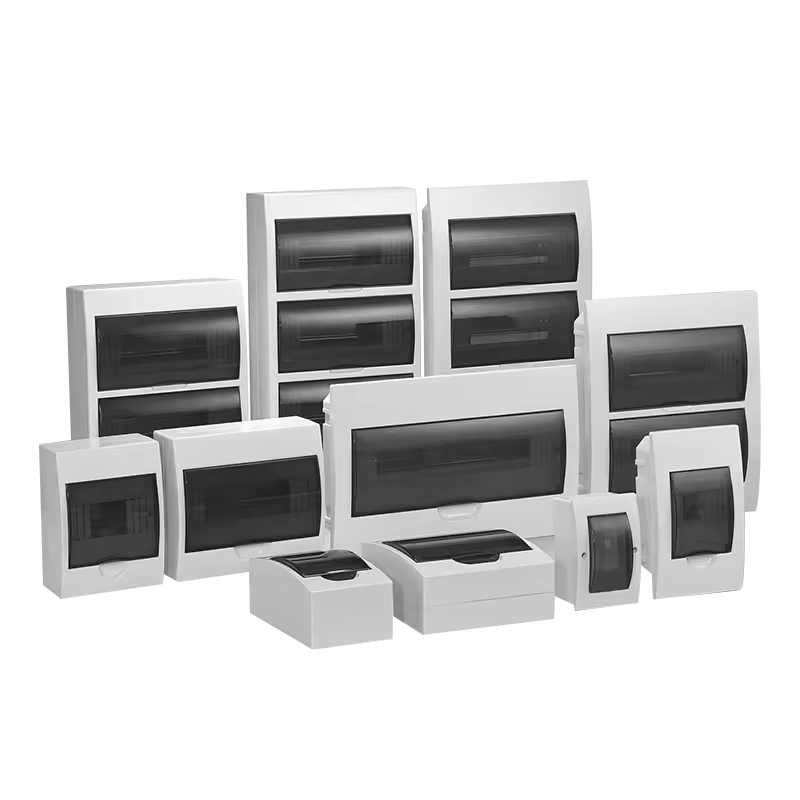 For ABS Plastic Power Distribution Box with IP40 Protection CE Certified Adjustable DIN Rail for Flush Mount Applications