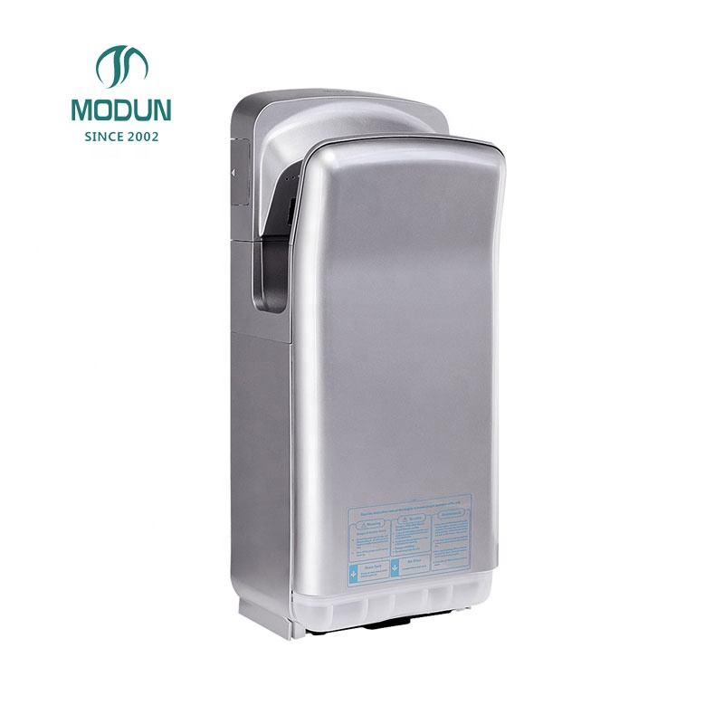 2025 Wall Mount Electric Hand Dryer Set Automatic Ultra-dry Dual Jet 2000W Sensor ABS Plastic IPX4 Splash Proof for Hotel
