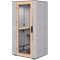 WORKBOOTH WorkBooth One Premium светло-серый фетр, натуральный дуб