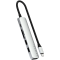 SATECHI SATECHI 6-in-1 USB-C Slim Multiport Adapter (Silver)