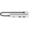 SATECHI SATECHI 4-in-1 USB-C Slim Multiport Adapter 4K (Silver)