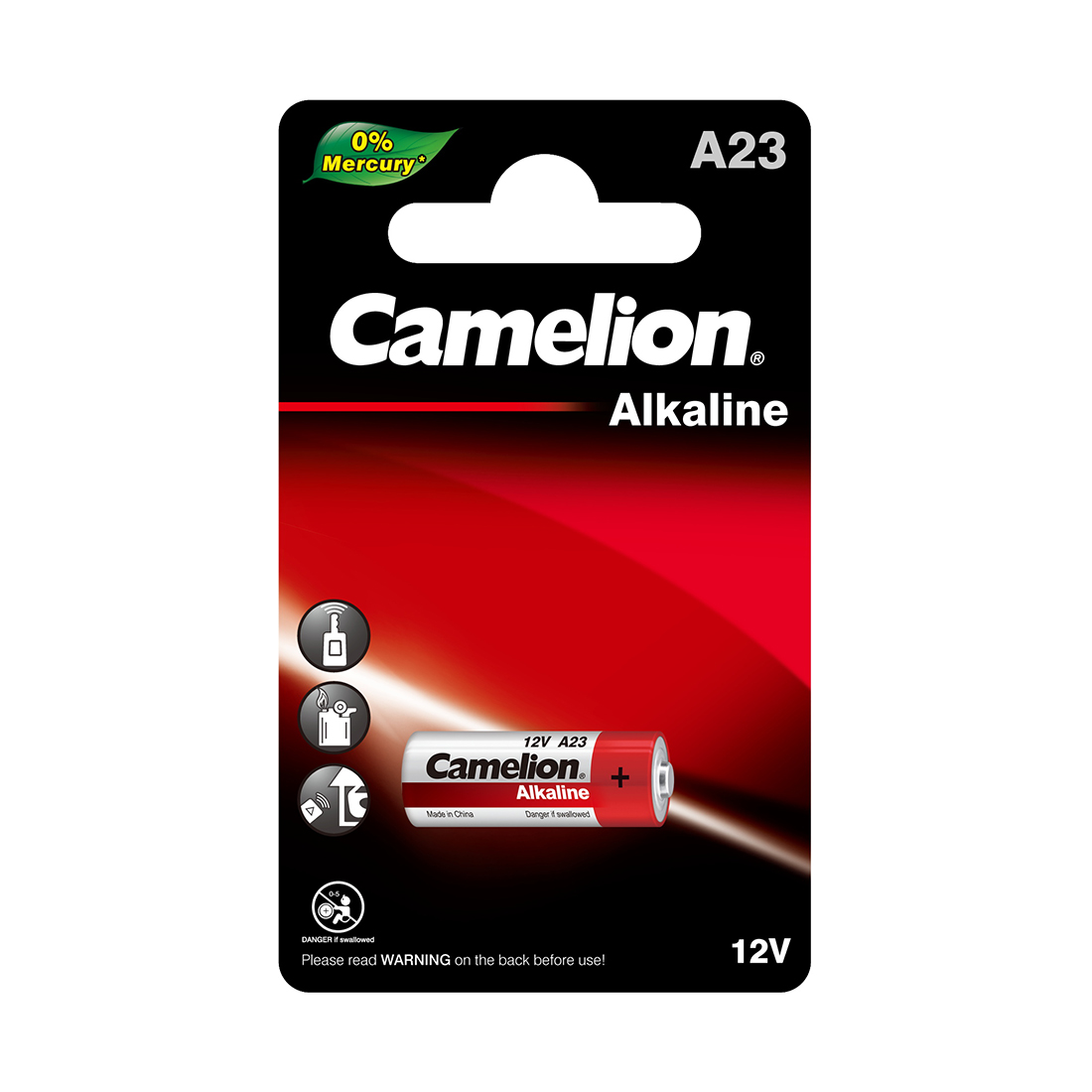 Батарейка CAMELION A23-BP1 12V 55 mAh