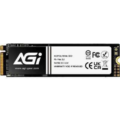 Твердотельный накопитель AGI AI198R, 256Gb M2 PCIe 3.0 x4, Read 1950 Write 1200, AGI256G80AI198R-CB