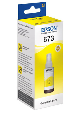 Контейнер с чернилами Epson C13T67344A L800 Желтый 70ml
