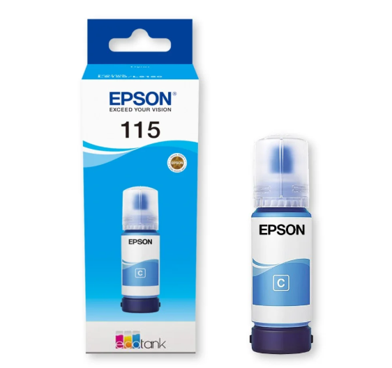 Контейнер с голубыми чернилами Epson C13T07D24A для L8160/L8180