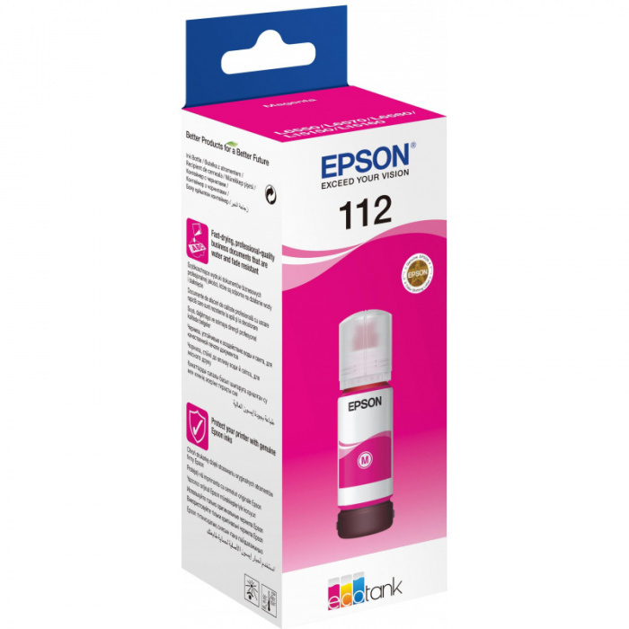Контейнер с пурпурными чернилами Epson C13T06C34A, 112