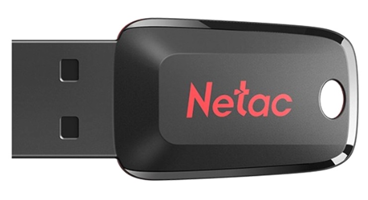 USB Флеш 64GB 2.0 Netac U197 NT03U197N-064G-20BK черный