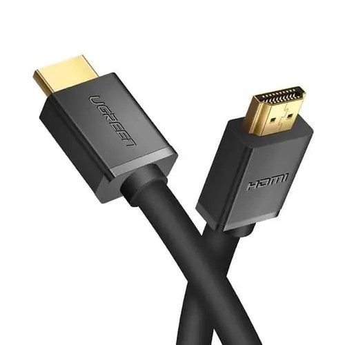 Ugreen HD104/10107 HDMI 2.0 интерфейс кабелі папа-папа, 2 метр, Қара