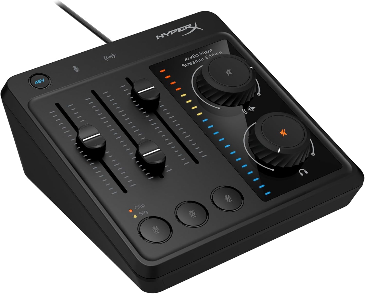 Аудиомикшер HyperX 73C12AA черный