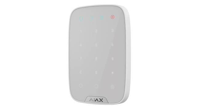 AJAX SYSTEM KeyPad белая беспроводная сенсорная клавиатура