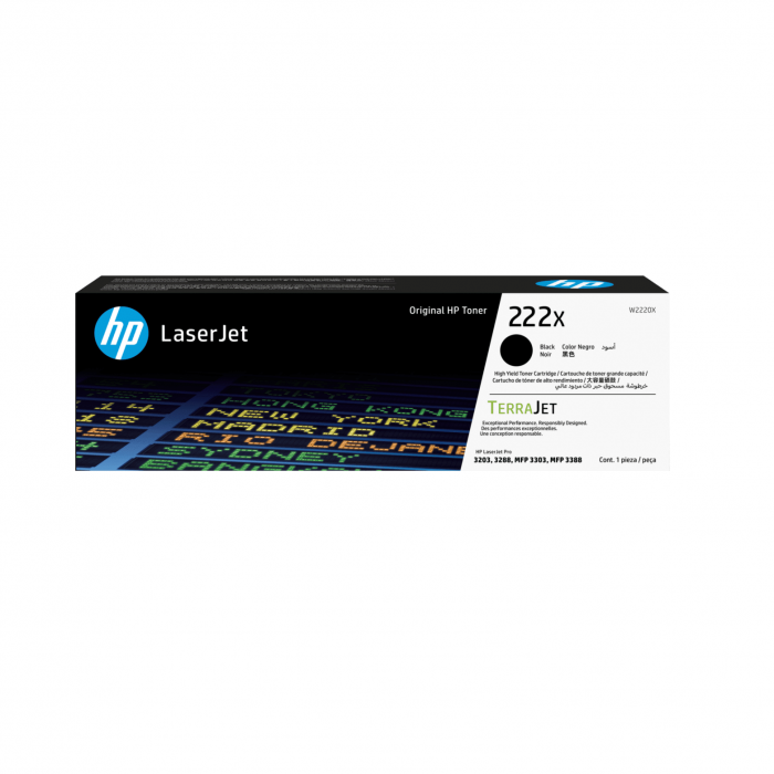Лазерный картридж HP W2220X черный (222X) для HP LJ3303/LJ3203