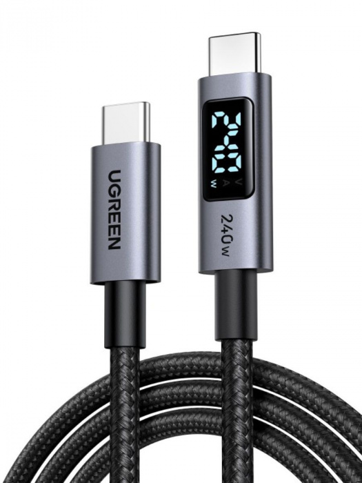Зарядный кабель Ugreen L530 USB-C to USB-C PD Fast Charging 240W Max 2m, 65867