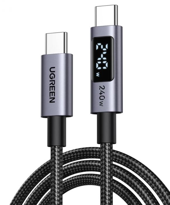 Зарядный кабель Ugreen L531 USB-C to USB-C PD Fast Charging 240W Max 3m, 65868