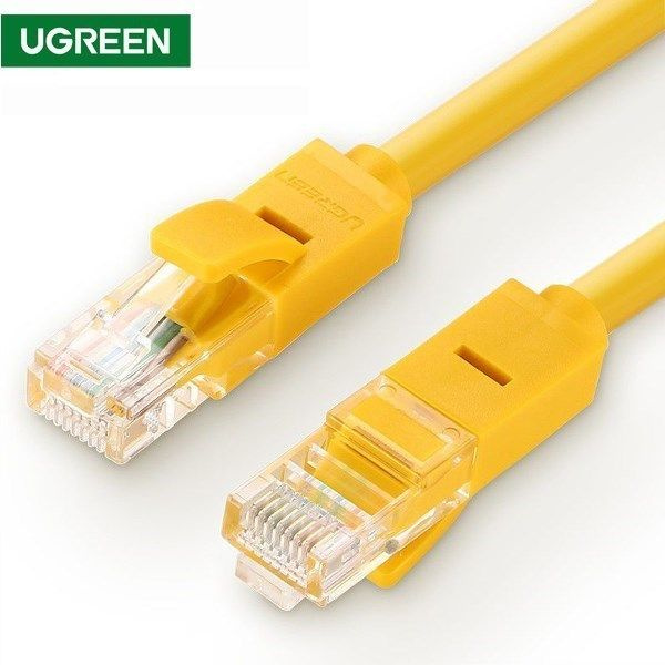 Сетевой кабель UGREEN Cat 5e U/UTP 2m (Желтый) 11231