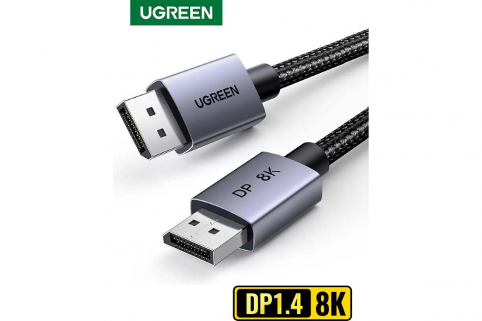 Ugreen DP120 DisplayPort 8K кабелі, 3м 25906