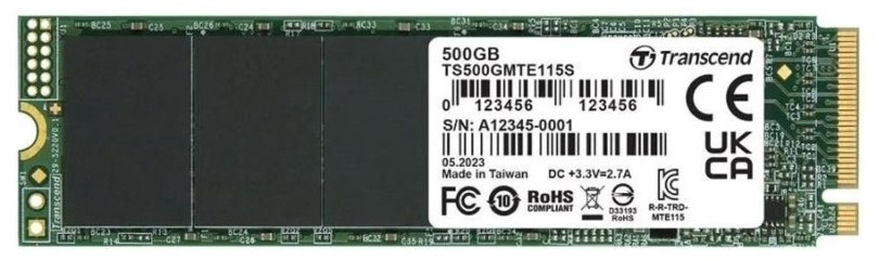 Жесткий диск SSD 500GB Transcend TS500GMTE115S