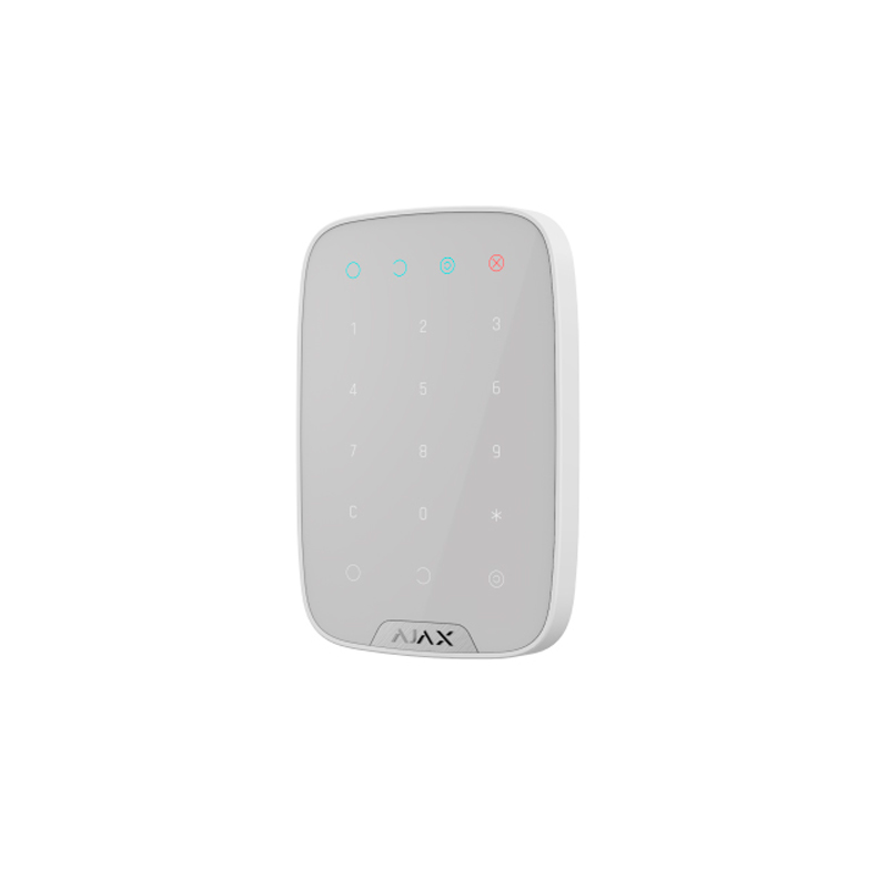 AJAX SYSTEM KeyPad Plus Белый Беспроводная сенсорная клавиатура
