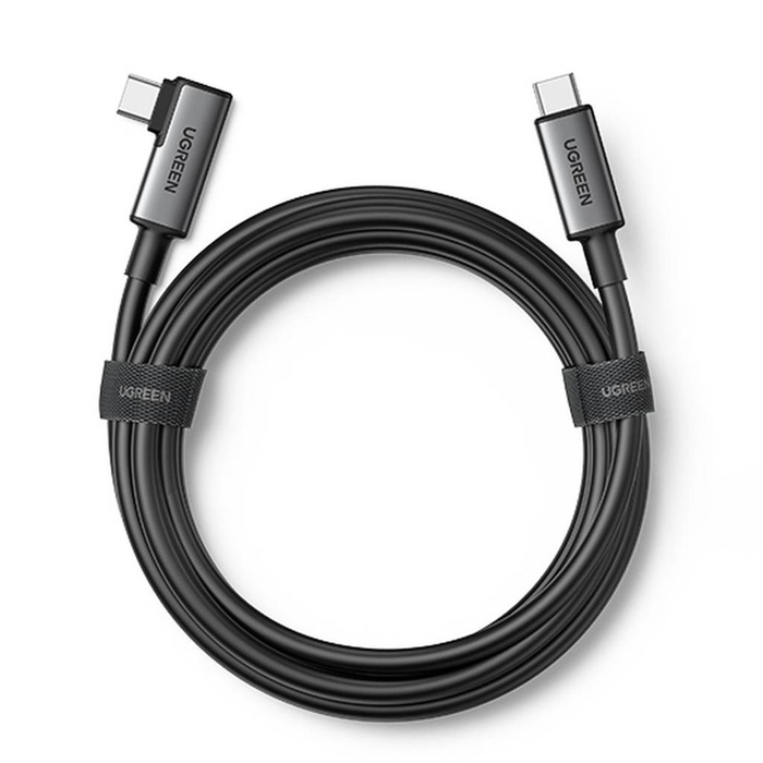 Кабель USB C - USB C, 3.2 Gen1, 90°, 5Gbps, 5m, для VR очков US551 (90629) UGREEN