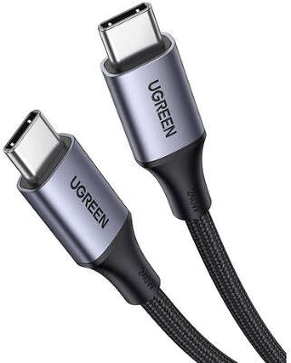 UGREEN US535 USB-C/USB-C 240W 2м (Алюминий, Сұр)