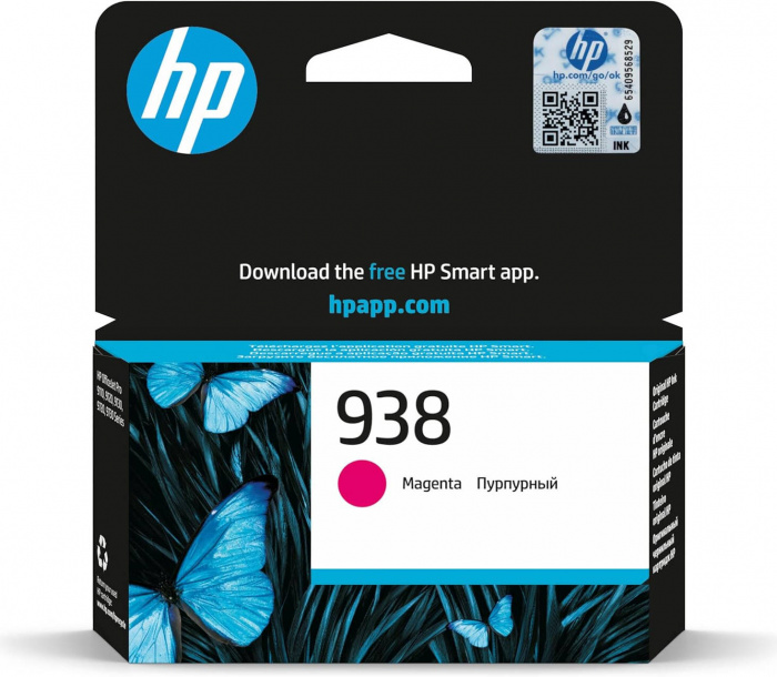 Струйный картридж HP 4S6X6PE пурпурный 938 (800 стр)