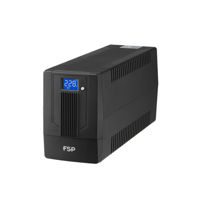 ИБП FSP iFP 600 360W/батарея 12V 7Ah/USB port/RJ 45/2 розетки Euro/ЖК дисплей
