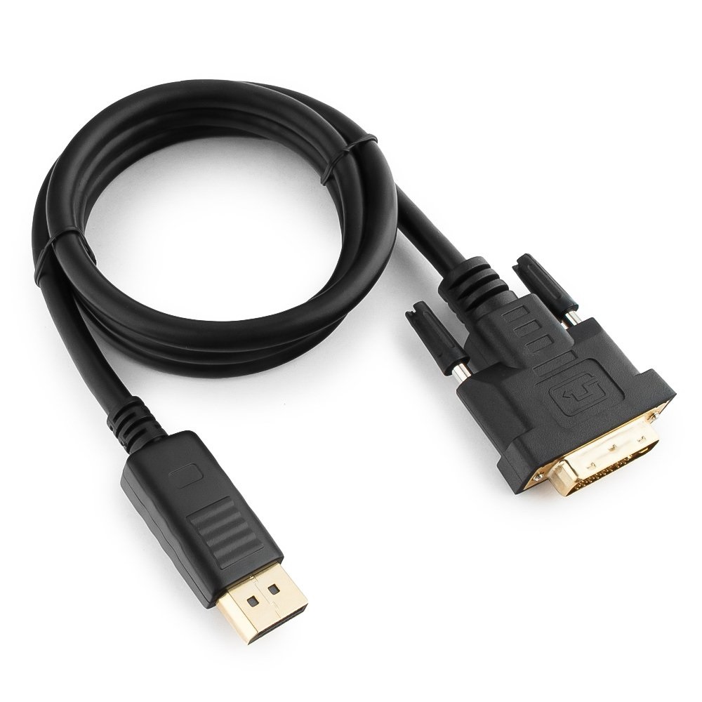 Кабель DisplayPort->DVI Cablexpert CC-DPM-DVIM-1M, 1м, черный