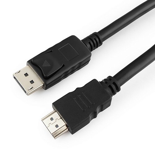 DisplayPort->HDMI кабелі Cablexpert CC-DP-HDMI-5M, 5м, қара