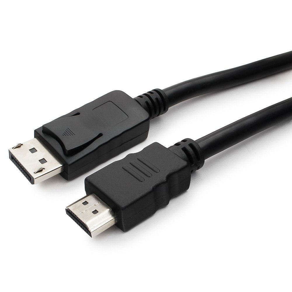 Кабель DisplayPort->HDMI Cablexpert CC-DP-HDMI-7.5M, 7.5м, черный