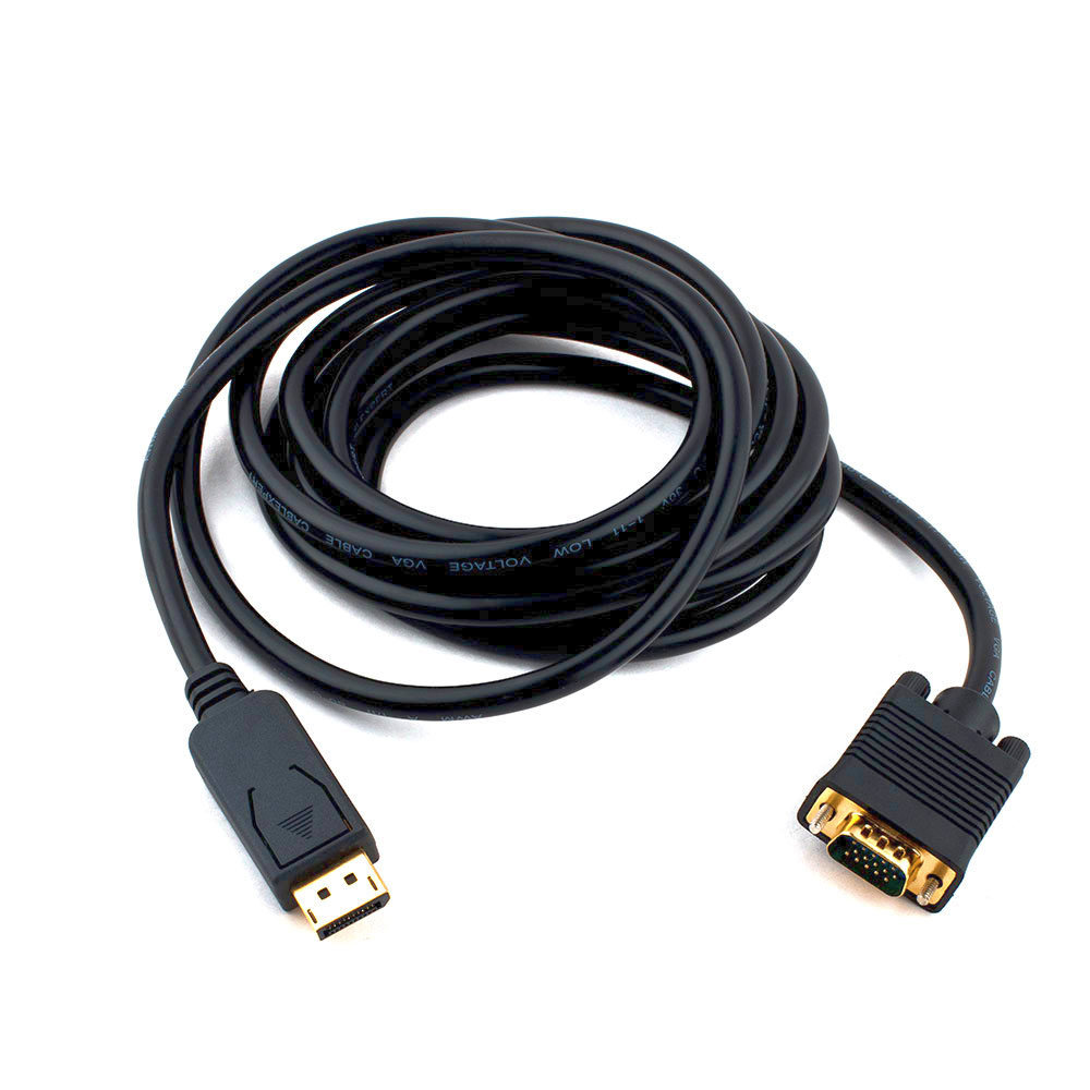 Кабель DisplayPort->VGA Cablexpert CCP-DPM-VGAM-10, 3 м, черный