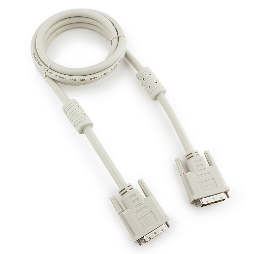 Кабель DVI-D single link Cablexpert CC-DVI-6C, 1.8 м, серый