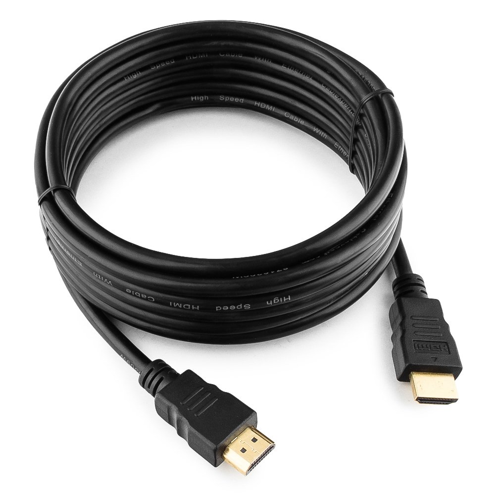 HDMI кабелі Cablexpert CC-HDMI4-15, 4.5м, v2.0, 19M/19M, қара, алтын жалатылған разъемдар