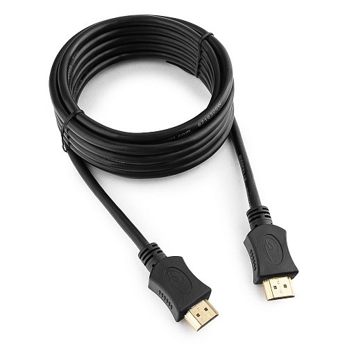 Кабель HDMI Cablexpert CC-HDMI4L-10, 3.0м, v1.4, 19M/19M, черный