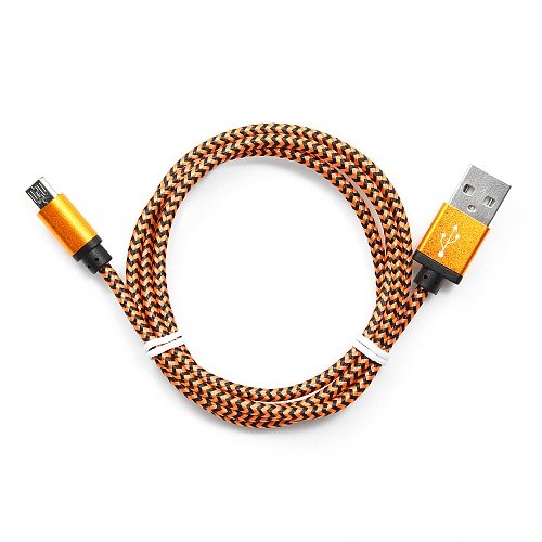 Кабель USB 2.0 Cablexpert CC-mUSB2oe1m, USB-MicroUSB, 1м, оранжевый