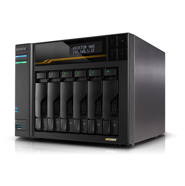 Сетевой накопитель ASUSTOR AS6806T 6-bay NAS сервер