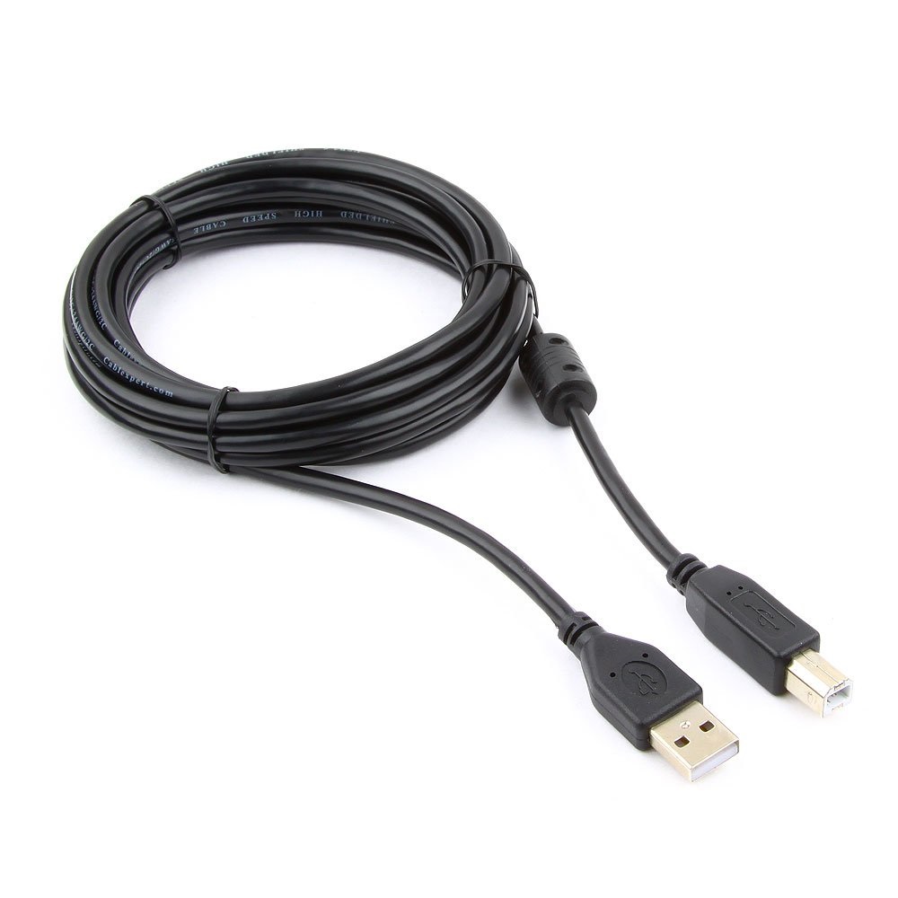 Кабель USB 2.0 Pro Cablexpert CCF-USB2-AMBM-10, AM/BM, 3м, черный