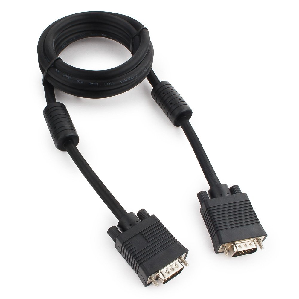 Кабель VGA Premium Cablexpert CC-PPVGA-6B, 1.8 м, черный