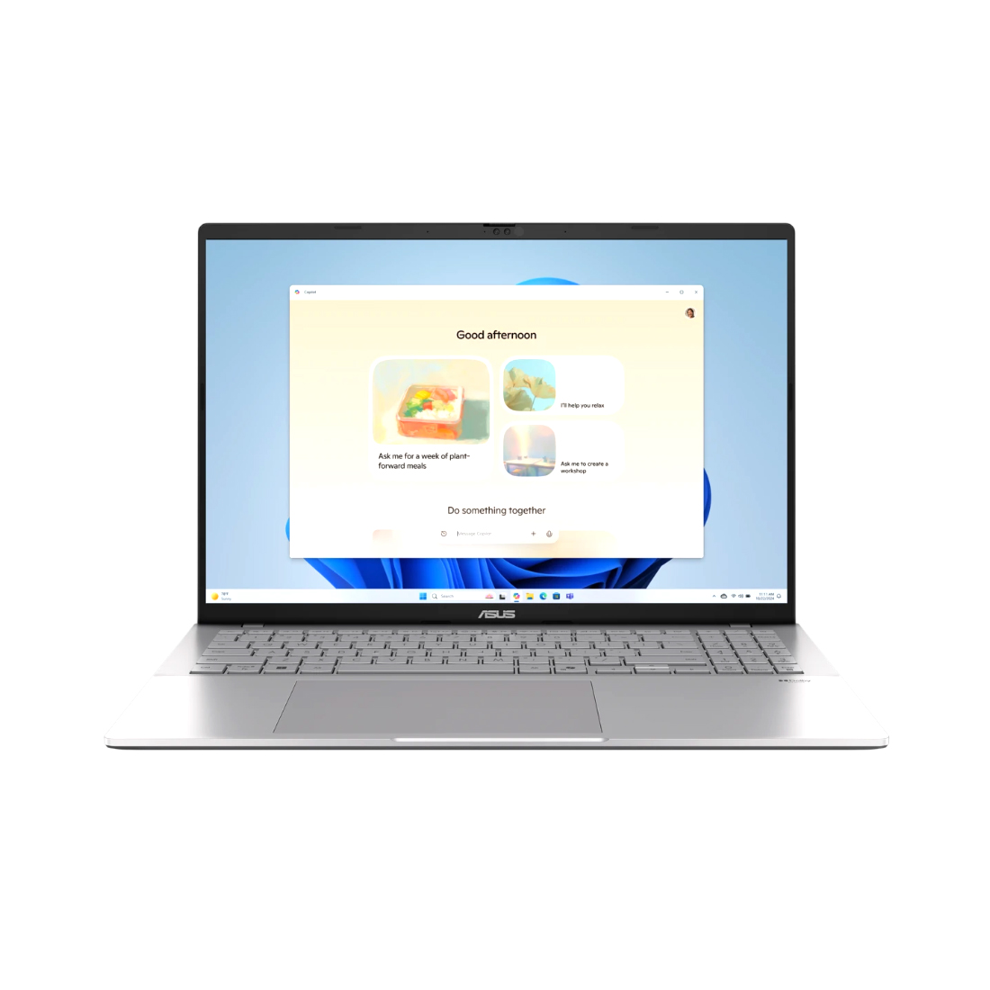 Ноутбук, ASUS Vivobook S16 S3607CA-RP012W, 90NB16I1-M00E50, 16", FHD+ 1920x1200, IPS, 144Hz, Core Ultra 5 225H, 16GB DDR5, 512GB SSD Gen4, Intel Arc Graphics, Windows 11 Home, Серебряный