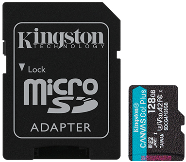 MicroSD 128GB Class 10 U3 Kingston SDCG4/128GB жадна картасы
