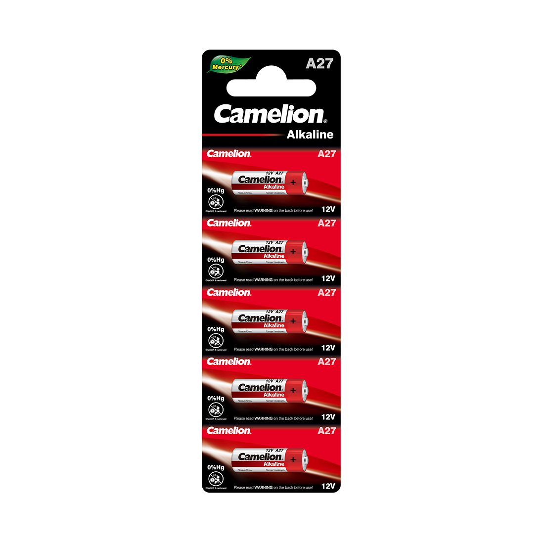 CAMELION A27-BP5 12V батарея 5 шт. блистерде
