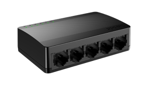 Коммутатор Tenda SG105 5-Port Gigabit Ethernet Қара