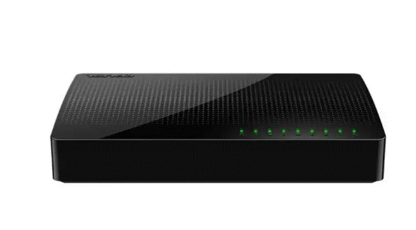 Tenda SG108 8-Port Gigabit Ethernet Коммутатор Қара