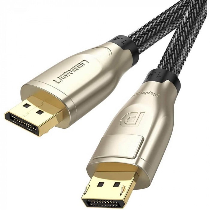 Кабель Ugreen DP112 DisplayPort 1.4, 8K, 1m (Чёрный) 60842