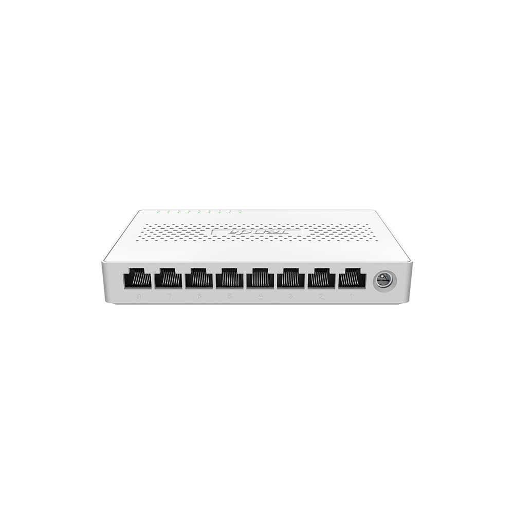 Tenda SM108 8-портты 2.5 Gigabit Ethernet коммутатор ақ