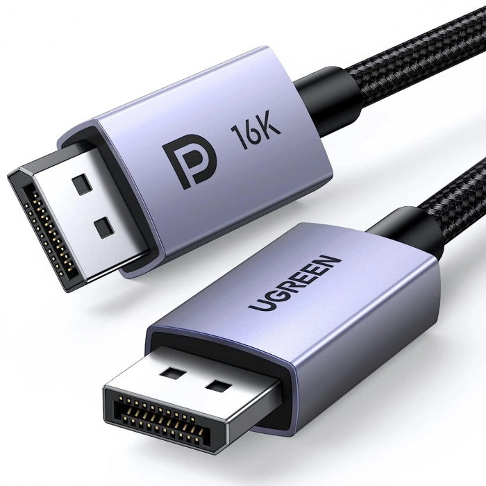 Кабель Ugreen DP118 DisplayPort 16K 2м