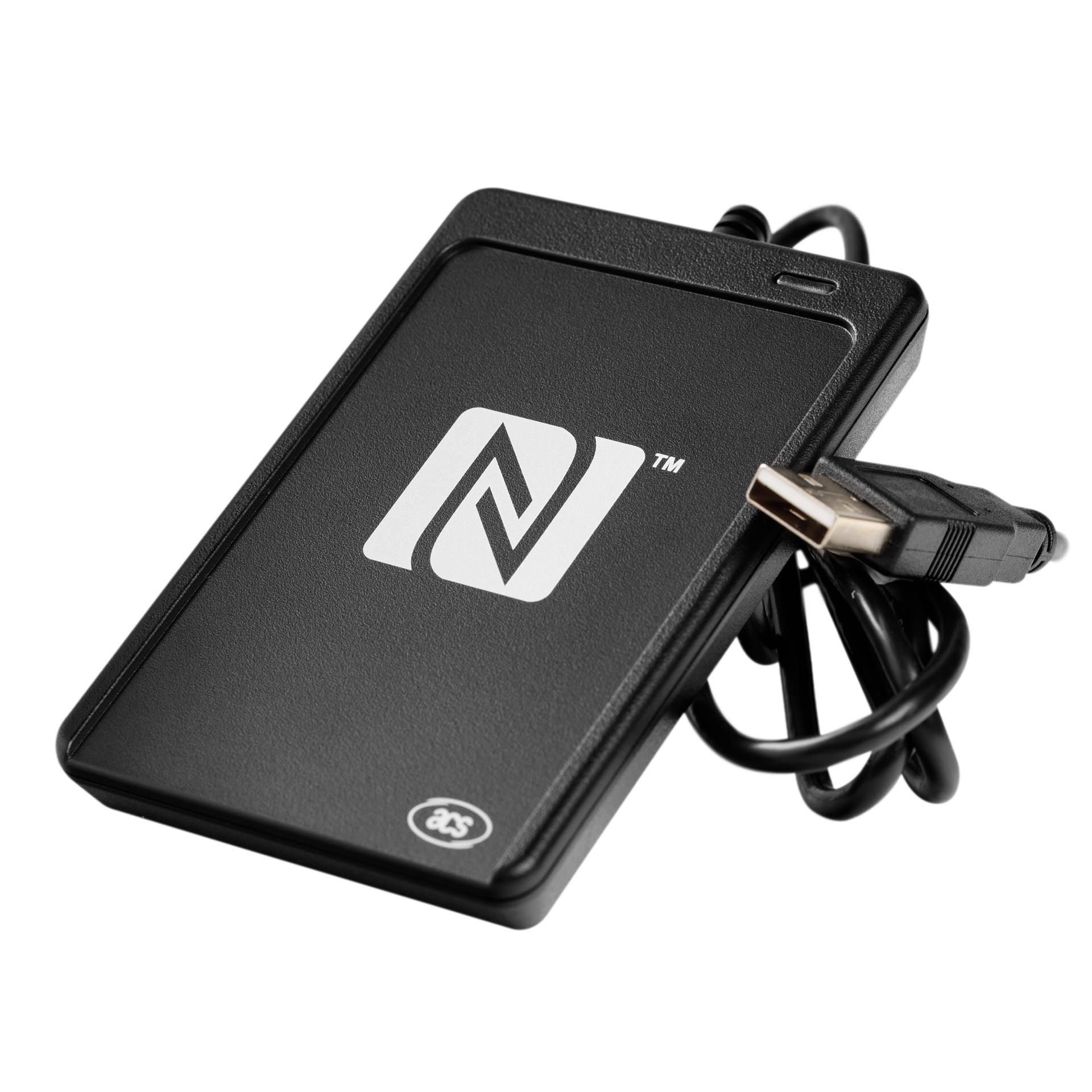 Смарт карт считығышы ACR1252U-M1, қара, NFC P2P Ready қолдауы