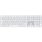APPLE Magic Keyboard with Numeric Keypad - Russian - Silver,Model A1843